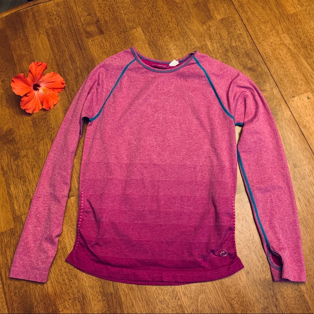 Be Inspired Magenta Athletic Top